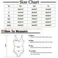 thumbnail image 3 of Mujer Tallas grandes Casual Soild Traje de baño Bikini Ropa de playa Traje de baño Fridja nalpqowj23846, 3 of 5