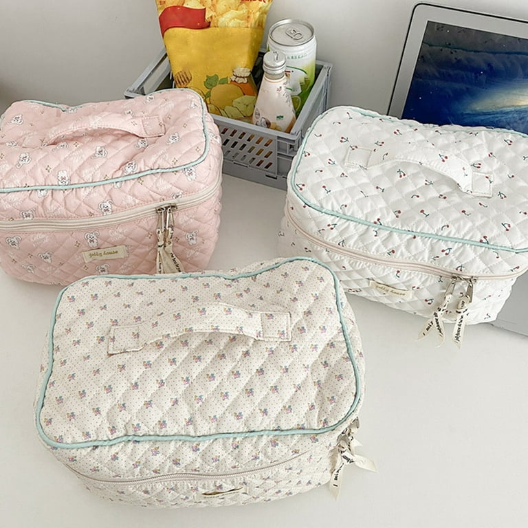 Kehuo Cosmetic Bag Large Capacity Travel Cosmetic Bag Cotton