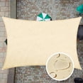 thumbnail image 1 of Vela de Sombra Rectangular 2x5m Tela de Sombra Impermeable Protección UV para Patio Jardín, Terraza, Exterior, Balcón, Beige, 1 of 5