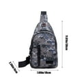 thumbnail image 3 of TerraHaven Camouflage Sling Bag Military Style Chest Pack Lightweight Crossbody Shoulder Bag For Hiking Travel Everyday Use, 3 of 6