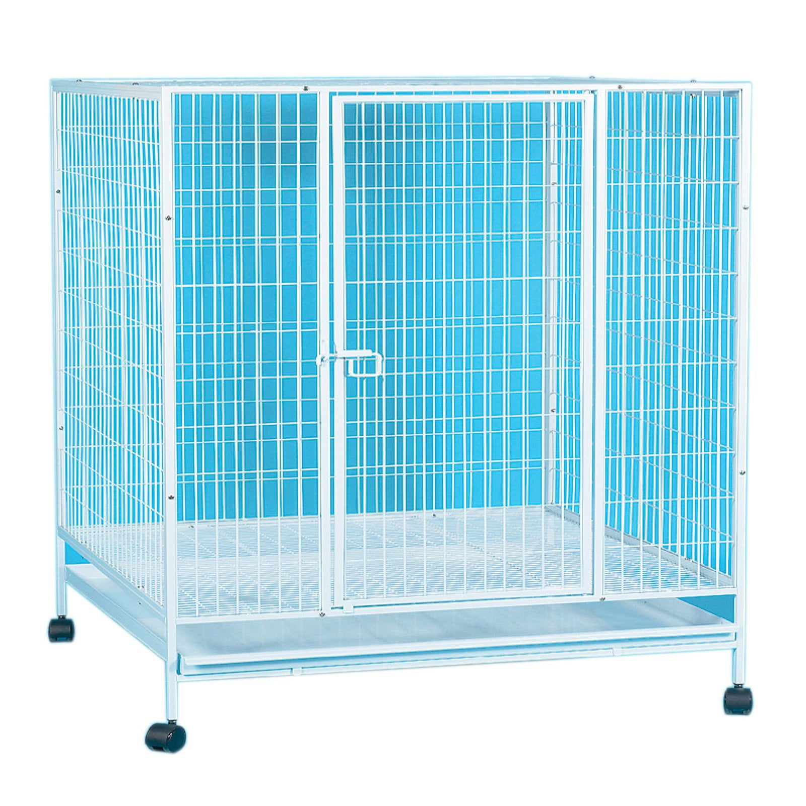 YML Small Animal Cage with Wire Bottom Grate and Plastic Tray