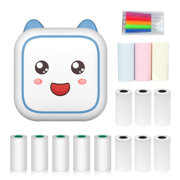 Mini impresora térmica multifunción, portátil, fabricante de pegatinas, foto instantánea, sin tinta