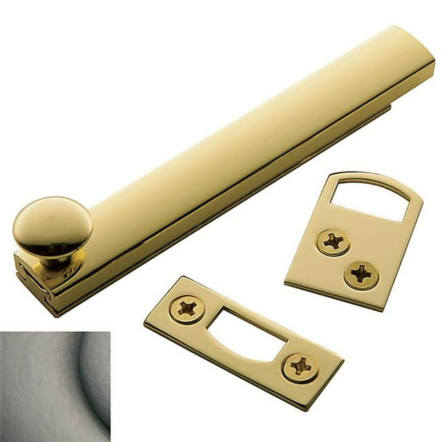 4 in. General Purpose Surface Bolt, Antique Nickel