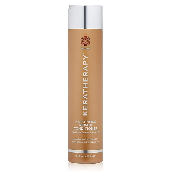 KERATHERAPY Keratin Infusion Repair Conditioner, 10.1 fl. oz., 300 ml - Repairs Dry, Damaged or Frizzy Hair with Caviar Extract, Argan Oil & Kerabond