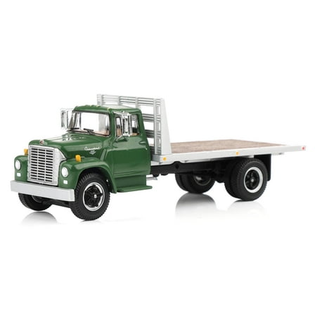 First Gear DCP 1/64 1970s International Loadstar Flatbed Truck Green 60-2039