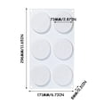thumbnail image 3 of Wovilon 6 Holes Classic Silicone Tourbillon Cake Mold Baking Mold Diy Fondant Chocolate Silicone Mold Cake Decoration Tools Kitchen Baking Tools, 3 of 9