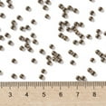 thumbnail image 4 of 10gs MIYUKI Round Rocailles Beads Japanese Seed Beads 8/0 Metallic Colours (RR457) Metallic Dark Bronze 3mm Hole: 1mm about 422~455pcs/10g, 4 of 4