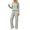 Green, variant on Lounge Sets for Women Comfy 2 Piece Sets for Women with Wide-Rib Texture Long-Sleeve Henley-Neck Top and Straight-Leg Pants Matching Womens Pajama Sets, Apricot, M