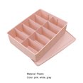 thumbnail image 4 of Multi Grid Underwear Organizer Closet Bras Briefs Socks Ties Storage Drawer Box, 4 of 8
