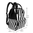 thumbnail image 2 of Defioc Zebra for Baby Diaper Bag Backpack - Baby Bag for Boys & Girls - Diaper Backpack - Large Travel Diaper Bags- Baby Registry Search & Shower Gifts, 2 of 5