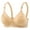 Beige, variant on Womens Seamless Jelly Bras No Underwire Plus Size Comfort Soft Supportive Cute Breathable Wireless Bra Seamless Bras for Women 1 PC