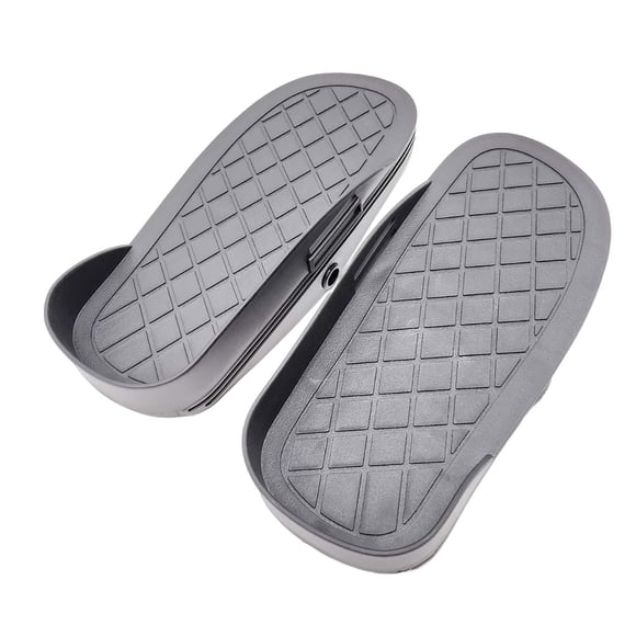 Juego de 2 pedales para máquina de remo de 30 cm x 13 cm, repuestos resistentes para remo de interior, fácil de montar y almacenar superficie Sunnimix pedal de ejercicio