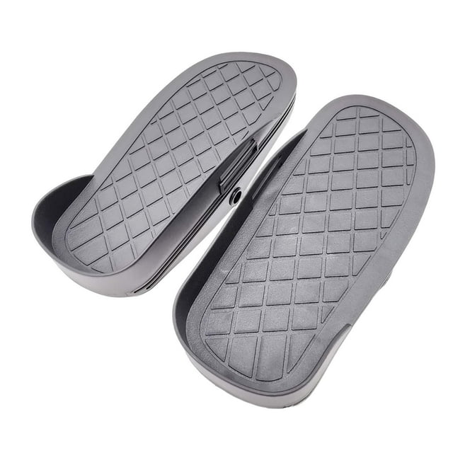 Juego de 2 pedales para máquina de remo de 30 cm x 13 cm, repuestos resistentes para remo de interior, fácil de montar y almacenar superficie Sunnimix pedal de ejercicio