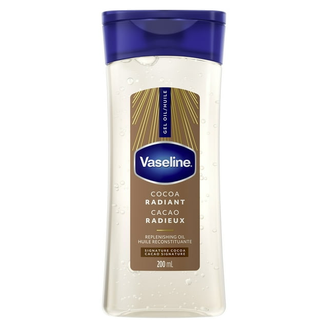 Vaseline Gel Oil Cocoa Radiant Signature Cocoa Replenishing Oil, 200 ml