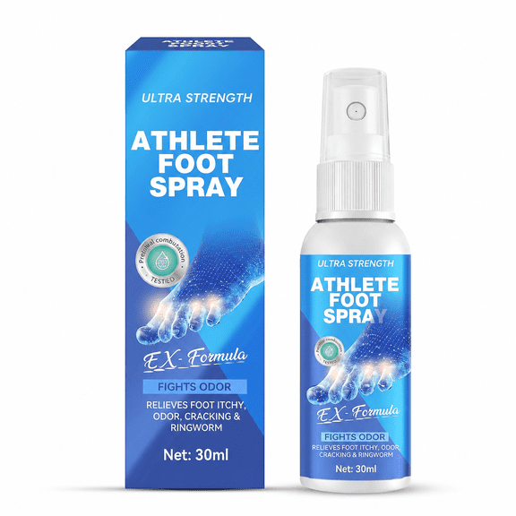 Refreshing Foot Deodorant Spray, Quick-Dry Odor Control Mist for Shoes and Feet, Daily Freshness Foot Care Spray, 30ml