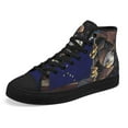thumbnail image 6 of Alaska State Eagle High Top Canvas Shoes Sneakers Black Size 11.5, 6 of 7