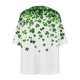thumbnail image 5 of Mujeres de Manga Larga Tops Casual Protección Solar Moda Parkrite Impresión Gasa Abierta Cardigan con Mangas 3/4, Transpirable Capa de Verano Superior, 5 of 5