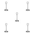 thumbnail image 1 of Redempat Stainless Table Number Holder Sign Holder Photo Stand for Hotel en Silvery 15cm 5Set, 1 of 6