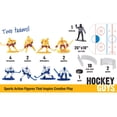 thumbnail image 3 of Kaskey Kids Hockey Guys Action Figures - Blue/White vs Maroon/Gold Inspire a Love of Hockey and Creative Play in Kids 3+ (30 pieces), 3 of 9