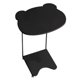 thumbnail image 2 of Mesa auxiliar con ruedas, creativa y bonita, ideal para sofá de apartamento. Negro, 2 of 9