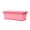 Pink, variant on 17in Window Box Planter, Rectangular Flower Pot with Drainage Hole and Tray, Decorative Garden Planter Box for Windowsill Balcony Railing Garden and Patio, Yellow