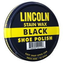 Lincoln Shoe Wax Polish 3 Fl Oz (Black)