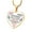 E, variant on Pendant Necklace To My Son Daughter DAD MOM Peach Heart Alloy Pendant