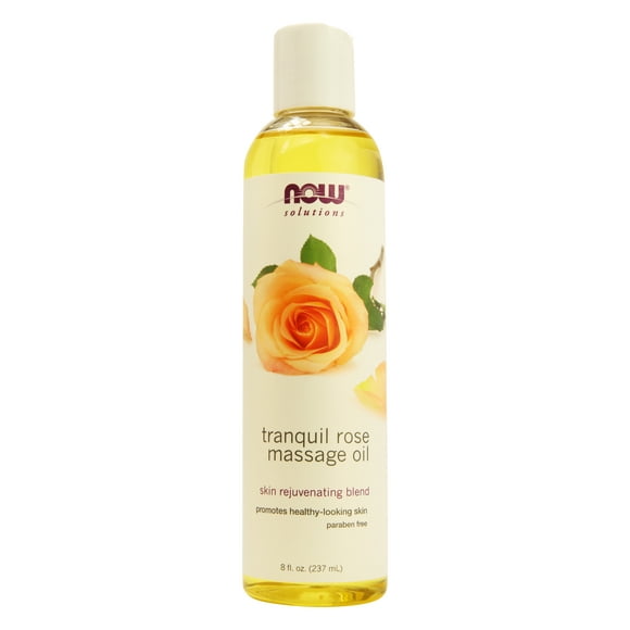 NOW Foods - Massage Oil Tranquil Rose - 8 fl. oz.