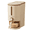 Brown, variant on Rice Dispenser 11 Lbs, Rice Storage Container Sealed Moisture Proof with Measuring Cup for Kitchen Pantry Household(Brown)