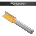 thumbnail image 4 of HUGFEGWE Straight Router Bits, 1/4-Inch Shank 3/8-Inch Cutting Dia Double Flute Carbide Router Bits, for Woodworking Milling Cutter DIY Tool, 2 Pcs CJB91-24062, 4 of 7