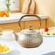 thumbnail image 5 of Tetera de acero inoxidable para agua, leche y leche con infusor y tapa, ideal para fiestas, camping, restaurantes y hogares., 5 of 9