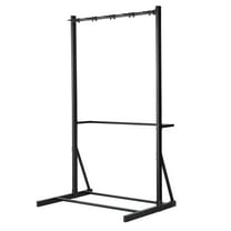 Dranite Bicycle Organizer Rack Freestanding, Holds 5 Bikes, Standing Garage Storage Solution