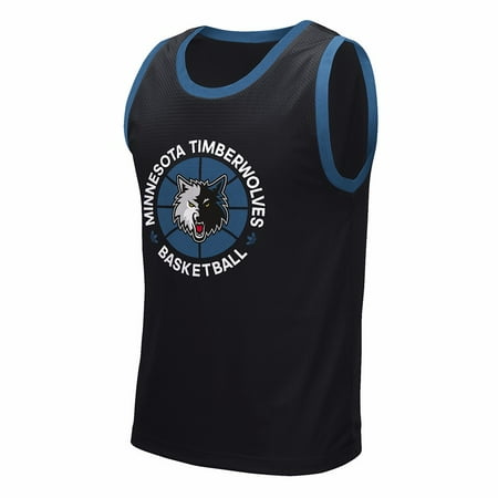 Hardwood Classics Vintage Tee - Minnesota Timberwolves NBA Adidas Black Adidas Originals Hardwood Classics Tank Top Shirt For Men (S)