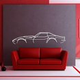 thumbnail image 2 of LaModaHome Corvette C3 L88 Classic Metal Silhouette Wall Art, 2 of 5