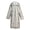 Black & White, variant on Men Long Faux Fur Overcoat - Lapel Long Sleeve Windproof Open Front Coat Thickened Warm Imitation Fur Outwear