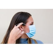 Equate Earloop Disposable Face Masks, Blue, 25 Count