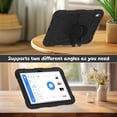 thumbnail image 6 of FJLBDE Case for iPad (A16) 11th Gen 2025/10th Gen 2022 10.9 Inch with Butterfly Stand, Heavy Duty Rugged Protective Cover with Pencil Holder Shoulder Strap for Kids Girls, Black, 6 of 7