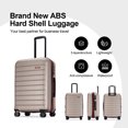 thumbnail image 4 of GinzaTravel 28 inch Hardside Expandable Luggage,Hard Shell Large Suitcase with Double Spinner Wheels,Champagne, 4 of 11