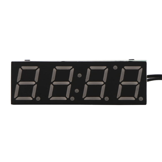 Sidaley Universal Mini coche temperatura voltaje medidor reemplazo reloj voltímetro calibre automotriz automóvil actualización repuestos Paneles de instrumentos para automóviles Sidaley VI018046-00B