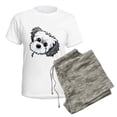 thumbnail image 5 of CafePress - Shih Tzu Sweetie Women's Light Pajamas - Women's Short Sleeve Print T-Shirt and Pants Light Cotton Pajama Set, 5 of 7