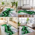 thumbnail image 4 of Area Rugs 5'x7', Teal Marble Carpet Runner Indoor Outdoor Rugs Home Decor Aesthetic, Farmhouse Contemporary Abstract Aesthetic Non Slip Mats Washable Accent Rug for Living Room Bedroom, 4 of 8