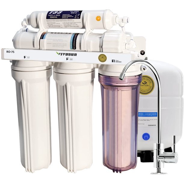 5Stage Ultra Safe Reverse Osmosis RO Drinking Water Filtration System