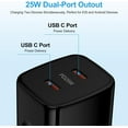 TRAHOOType C Charger Fast Charging Block 25W with 6FT Android Phone