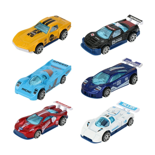 Just Released,Alloy Inertial Toy Car, Metal Rail Model, Durable Plastic Wheels, Age 3+, Educational Play Toy, Train Track Compatible, Sturdy Construction, Indoor Outdoor Use | Alloy, As Shown