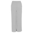 thumbnail image 5 of JJHGVB Linen Pants Women Wide Leg Pants Woman Linen Pants Drawstring Elastic Waist Pants High Waisted Pants Casual Beach Pants Drawstring Pants Women Womens Casual Pants Gray M, 5 of 7