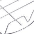 thumbnail image 4 of Unique Bargains Silver Round Baking Rack Cooling Cooking Rack 6.63' Stainless Steel Rust Free, 4 of 5