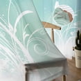 thumbnail image 6 of Green Grass Flower Butterfly Tulle Curtains for Living Room Bedroom Modern Chiffon Sheer Kitchen Curtains, 6 of 7