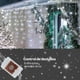 thumbnail image 4 of 6 Piezas Serie Cascada Navideña 200 Luces Led 4 Metros Blanca Frio DOSYU, 4 of 5