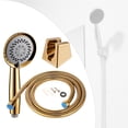 thumbnail image 4 of Cabezal de ducha ajustable con y soporte con interruptor de encendido/apagado cabezales de ducha de ahorro de agua accesorios año cabezal B BLESIY Alcachofa de la ducha, 4 of 8