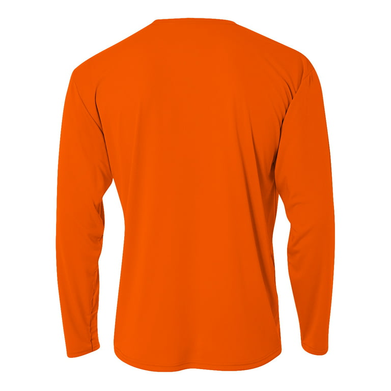 A4 N3165 Cooling Performance Long Sleeve T-Shirt - Graphite XL